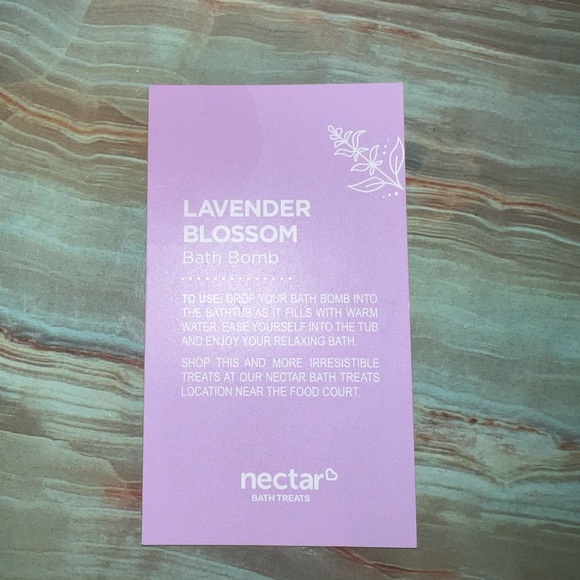 Nectar Bath Treats Lavender Blossom set of 3 - Picture 3 of 4